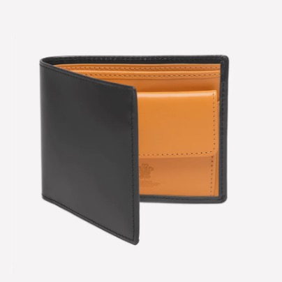ETTINGER_BRIDLE HIDE BILLFOLD WALLET WITH 3 C:C AND PURSE6