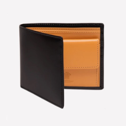 ETTINGER_BRIDLE HIDE BILLFOLD WALLET WITH 3 C:C AND PURSE8