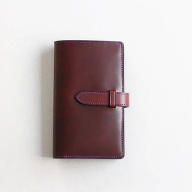 MUNEKAWA_Bi-fold wallet with strap “Fasten” ストラップ付縦長二つ折り財布3