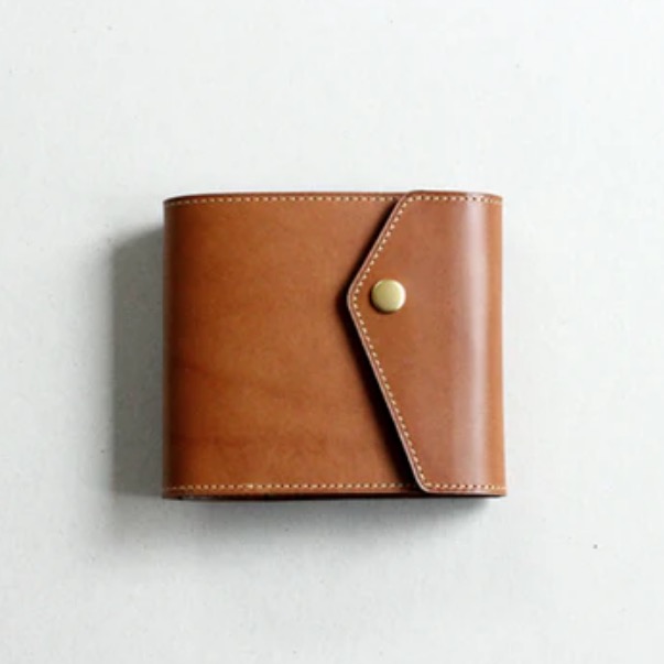 MUNEKAWA_Bill holder wallet “Carriage” 薄型二つ折り財布1