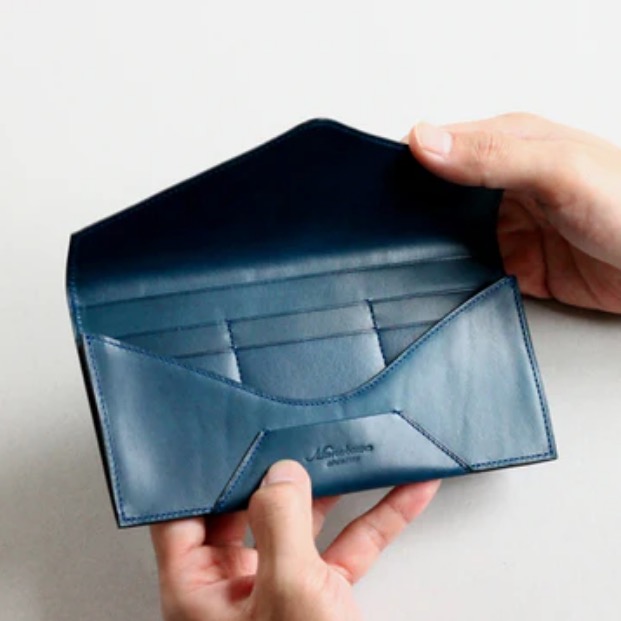 MUNEKAWA_Envelope long wallet“Encase” 封筒型長財布4